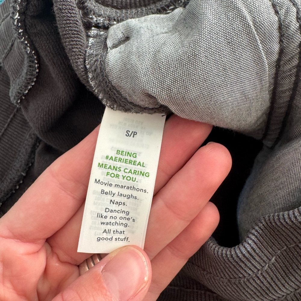 NWOT Aerie Soft Landing Trouser - Smoked Gray size Small - Picture 9 of 11